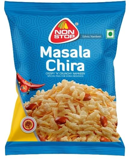 Non Stop Masala Chira Namkeen, for Snacks, Taste : Salty