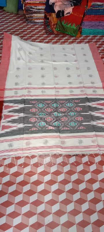 Unstitched Handloom Cotton Sarees, for Easy Wash, Craft Type : Woven