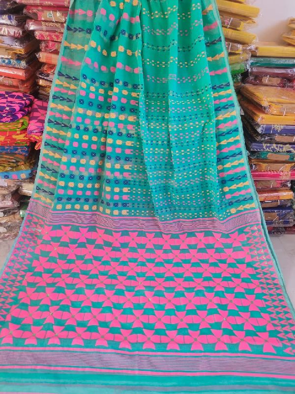 Jamdani Silk Saree, for Of It's Type, Work Type : Woven Design