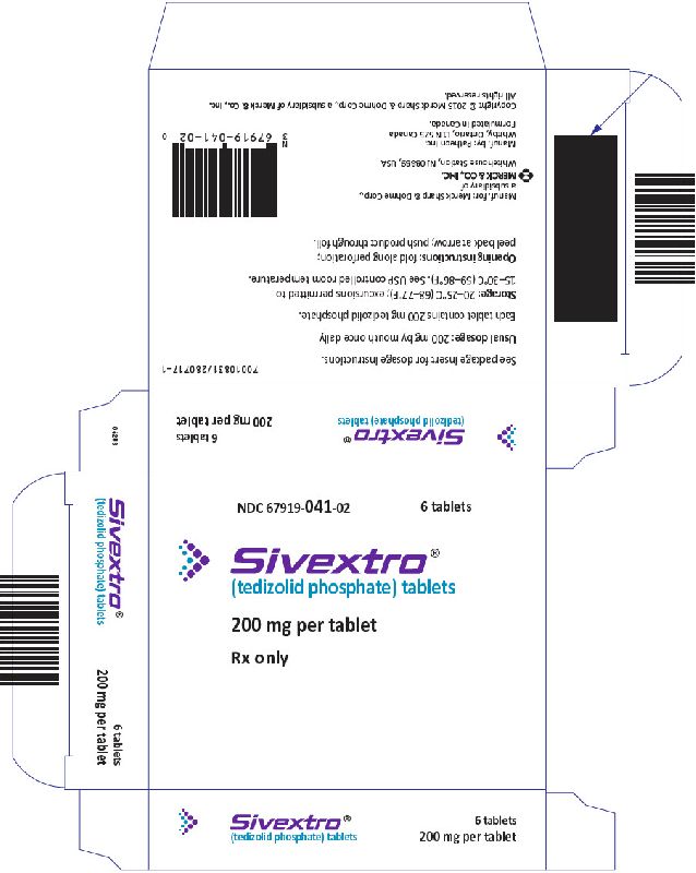200 mg Sivextro Tablets, for COMMERCIAL, Packaging Size : 6 Tablets/Box