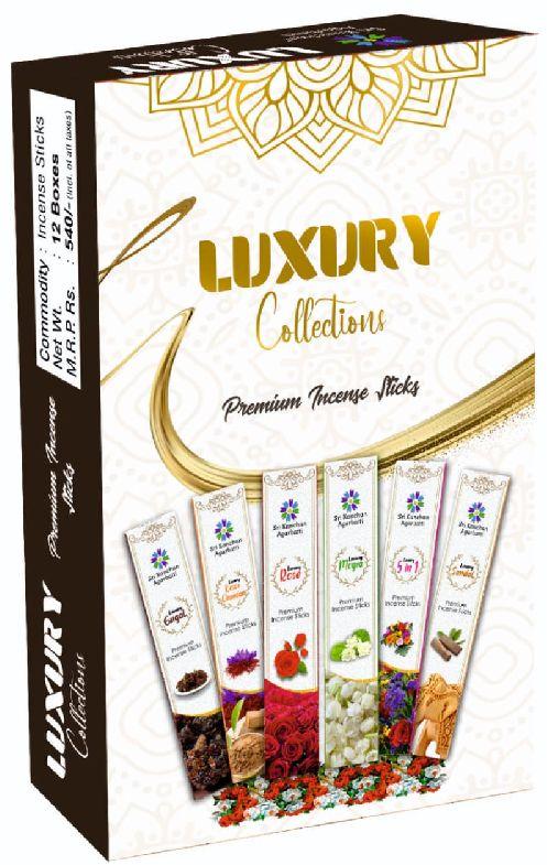 Luxury Collections Premium Incense Sticks, for Temples, Therapeutic, Length : 15-20 Inch