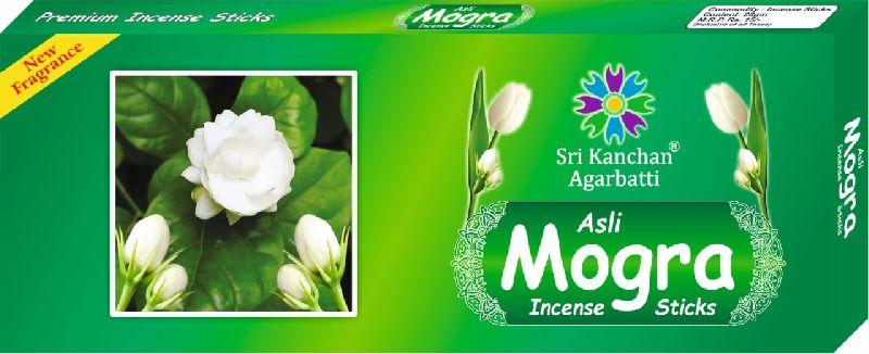 Sri Kanchan Asli Mogra Incense Sticks, Packaging Type : Paper Box