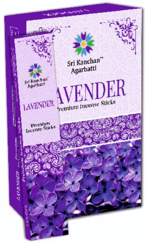 Sri Kanchan Lavender Premium Incense Sticks, for Pooja, Length : 15-20 Inch