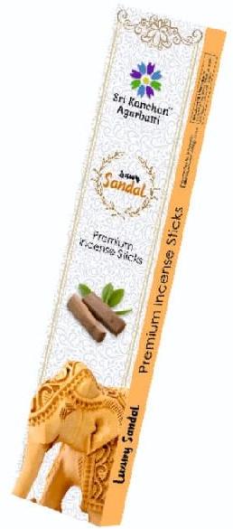 Sri Kanchan Sandal Premium Incense Sticks, Packaging Type : Boxes