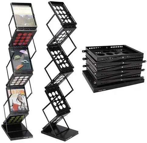 Polished Metal Iron Catalogue Stand, Feature : High Quality, High Tensile