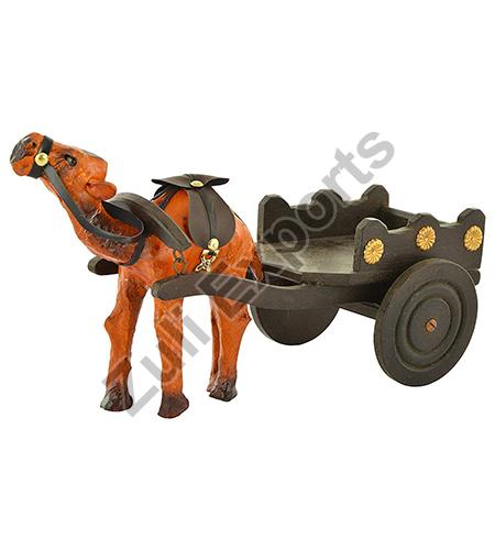 Wooden Camel Cart, for Home Decoration, Style : Modern
