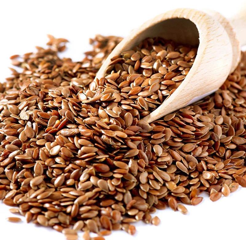 Flax Seeds, Color : Brown