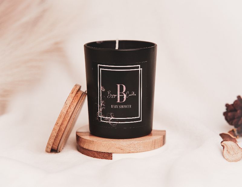 Soy wax luxury candles, Size : 7.5×9 cm