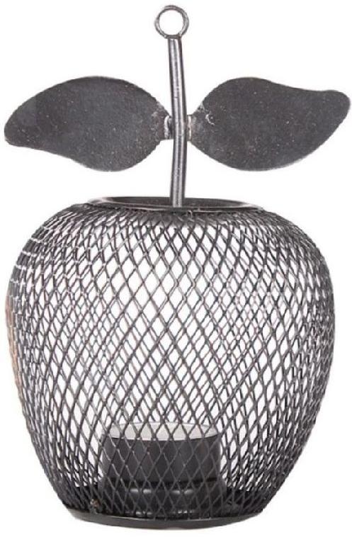 Apple Shaped Iron Candle Holder