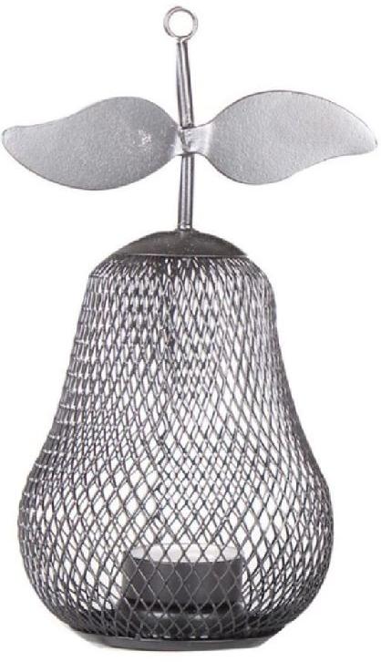 Pear Shaped Iron Candle Holder