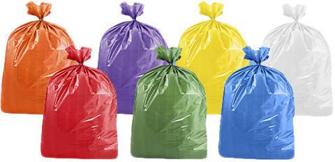 Disposable garbage bags, Size : 30x40x10inch, 32x42x11inch, 34x44x12inch, 36x46x13inch, 38x48x14inch