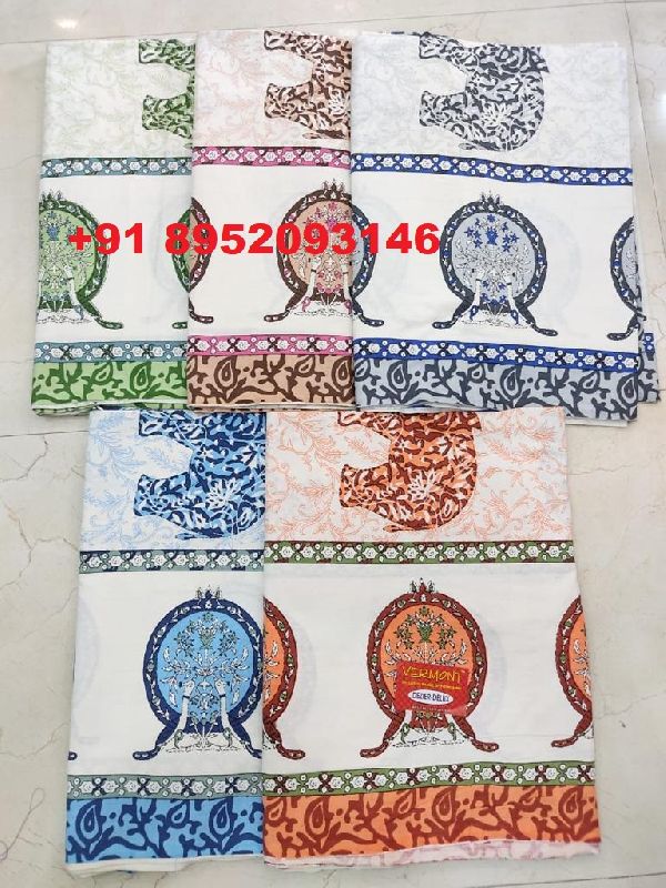 Double Bed Cotton Printed Sheet King Bedsheet
