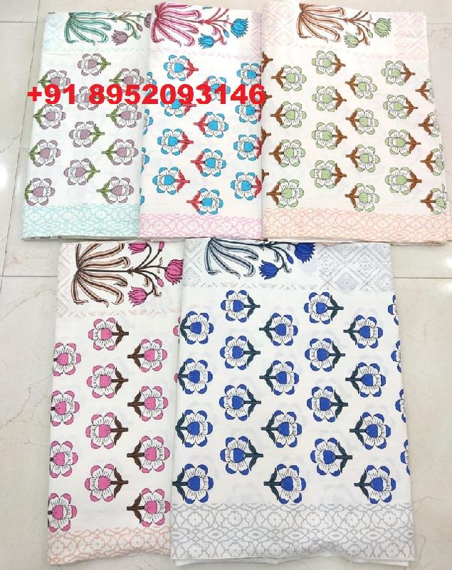 Double Bed Cotton Printed Sheet King Bedsheet