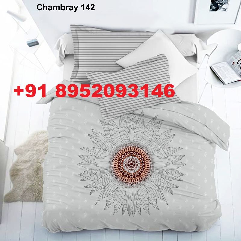 Double Bed Bedsheet Cotton Printed Sheet King Size,
