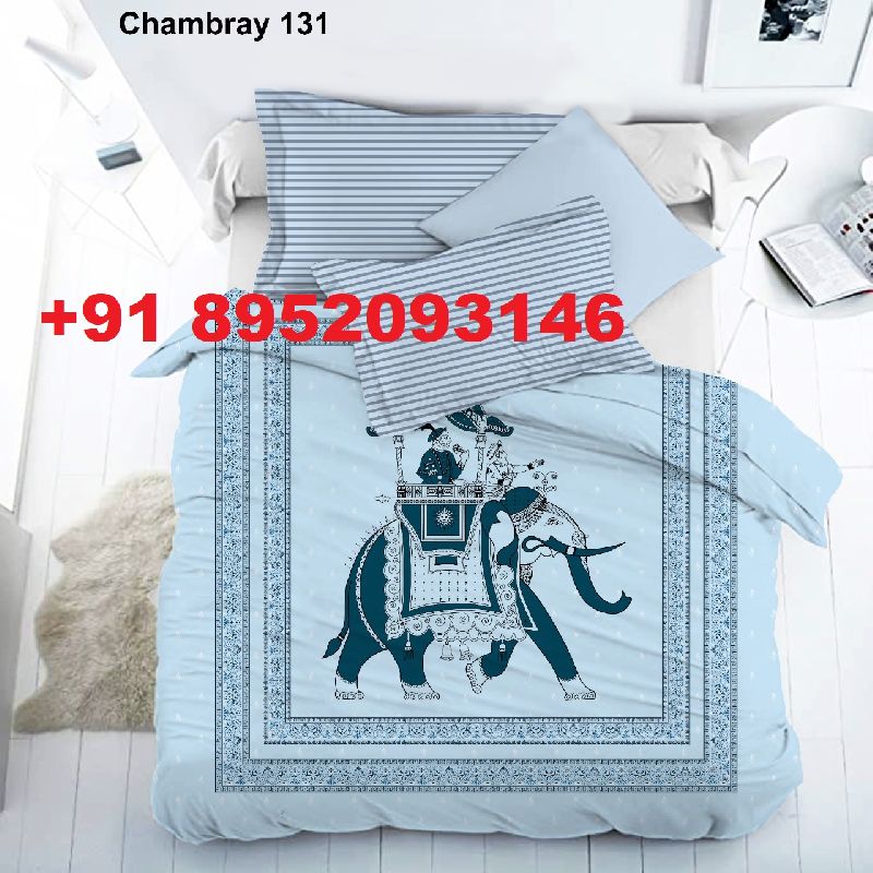 Double Bed Cotton Printed Sheet King Size Bedsheet