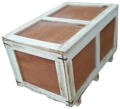Rectangular Polished Heavy Duty Plywood Box, for Goods Packaging, Size : 900x600x450mm