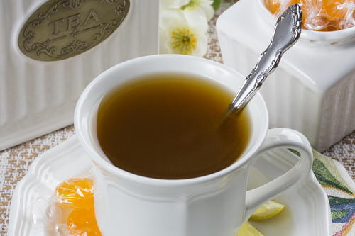 SKJ Organic Butterscotch Tea, for Restaurant, Office, Home, Certification : FSSAI