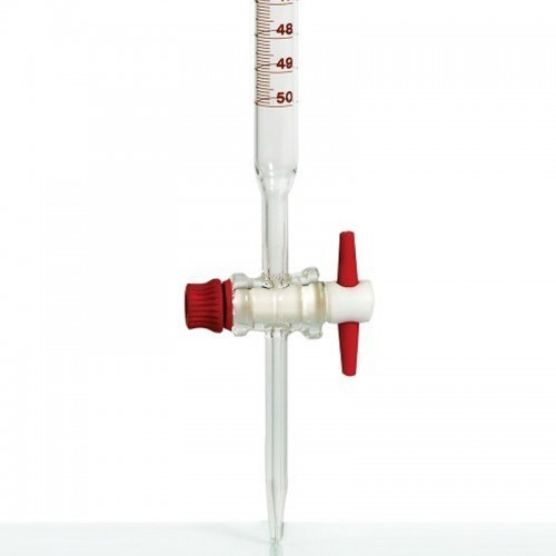 Burette with PTFE Key Stopcock, Feature : Compact Design, High Strength