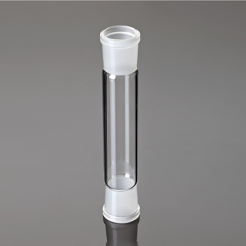 Glass Double Socket, Shape : Cylinder
