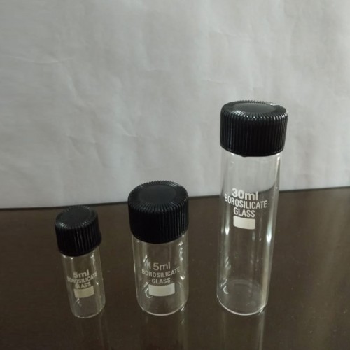 Plain Glass Laboratory Vials