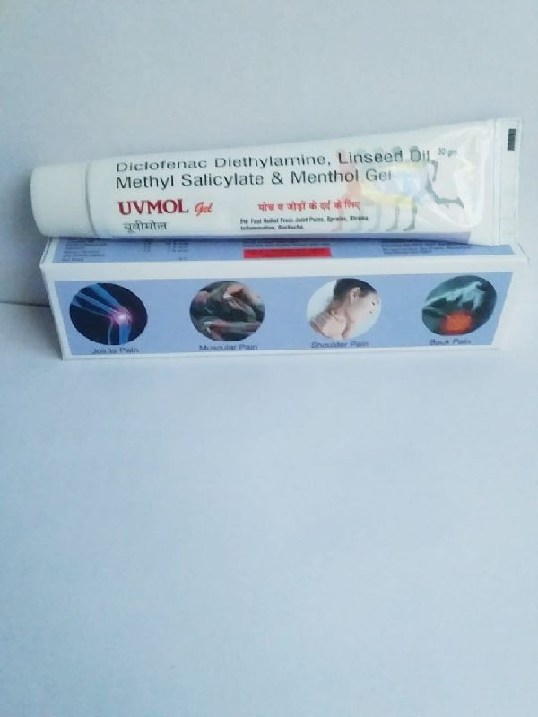 Pain relief gel, Packaging Type : Plastic Tubes