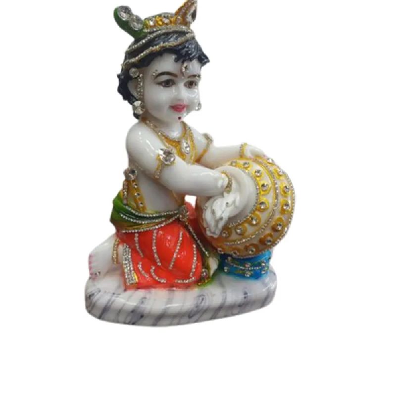 Marble Bal Krishna Statue, Pattern : Painted - Virat International ...