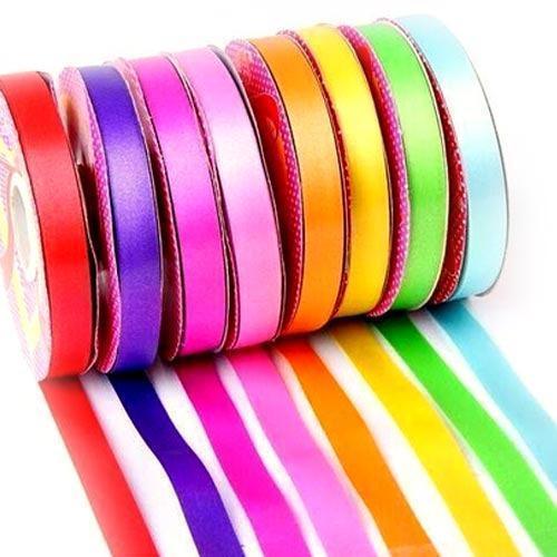 Satin Ribbon Tape, for Packing Gifting, Decoration, Length : 40-50Mtr