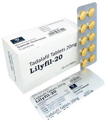 Lilyfil 20mg Tablets, Type Of Medicines : Allopathic