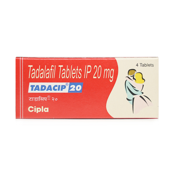 Tadacip 20mg Tablets, Type Of Medicines : Allopathic