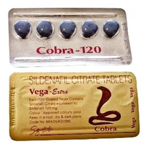 Vega Extra Blue 120mg Tablets