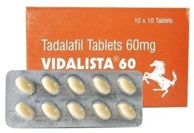 Vidalista 60mg Tablets, Type Of Medicines : Allopathic