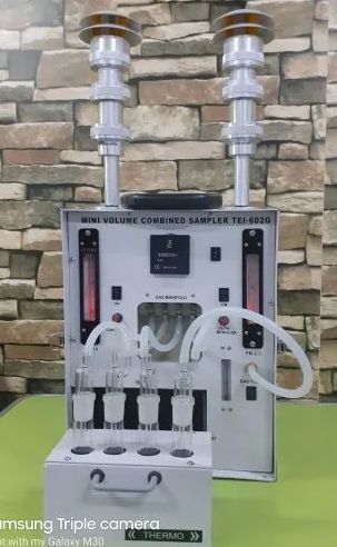 battery operated low volume combined sampler