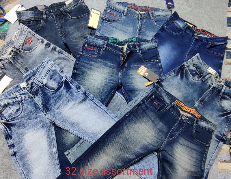 branded men jeans assortment stock lot