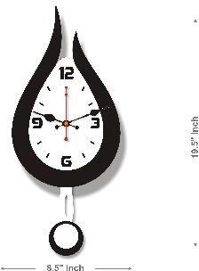 DN - 6 Wall Clock, for Home, Office, Decoration, Specialities : Seamless Design, Scratch Proof, Rust Free