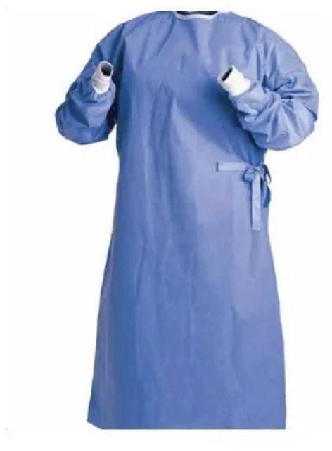 ZEXMON INTERNATIONAL Full Sleeve disposable surgical medical gown, Color : Blue, Green, White