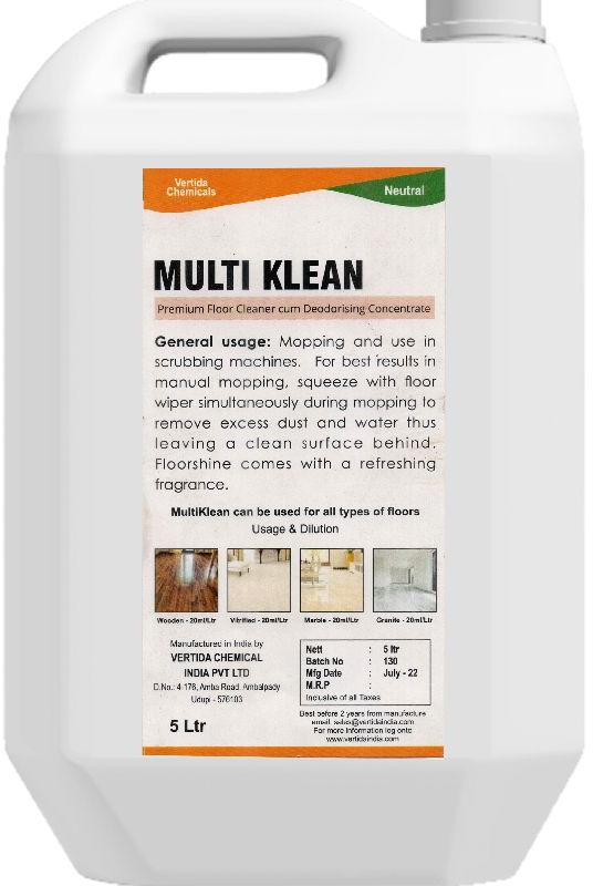 Multi Klean Premium Floor Cleaner Cum Deodorizing Concentrate