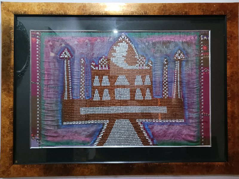 Unframed Polished Handmade Painting, for Wall Decoration, Home Decoration, Pooja Room Decoration, Specialities : Long Lasting