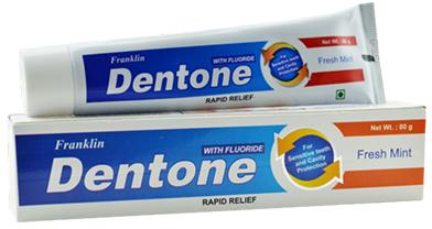 Franklin Denton Toothpaste, for Oral Health, Packaging Type : Plastic Tube