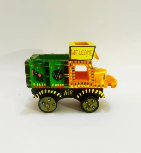 Handmade Wooden Truck, Color : Multicolor