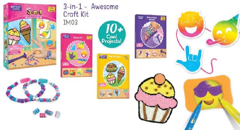 3 In 1 Awesome Craft Kit