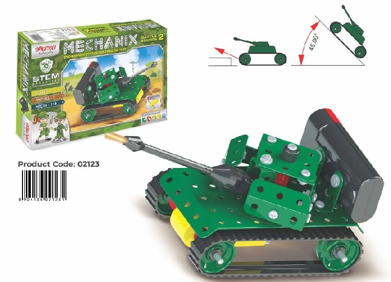 Battle Station 2 Education Metal Construction Toy Set