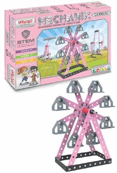 Carnival Education Metal Construction Toy Set, Packaging Type : Color Boxes
