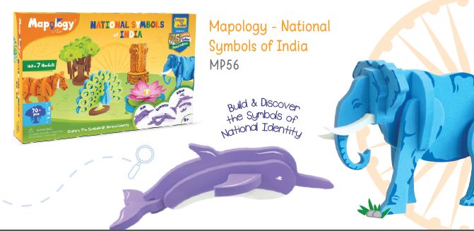 Mapology National Symbols of India Puzzle Toy