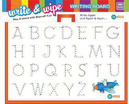 Write & Wipe Alphabet Writing Board, Size : 20x50inch