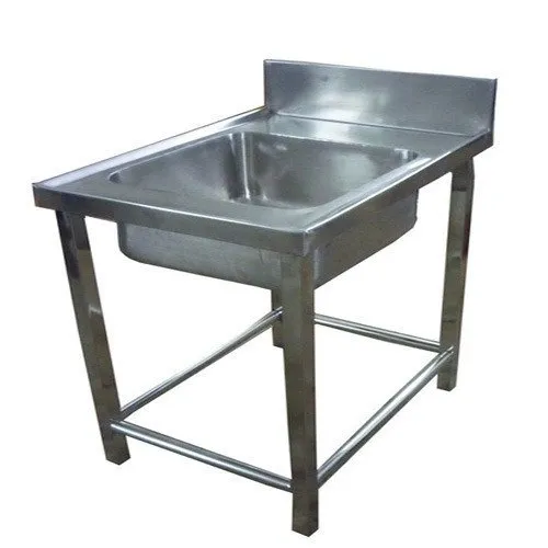 Commercial Ss Single Sink Unit Shape Square Balaji Kitchen Industries Delhi 2556