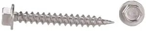 Stainless Steel Self Piercing Screws, for Fittings Use, Color : Grey