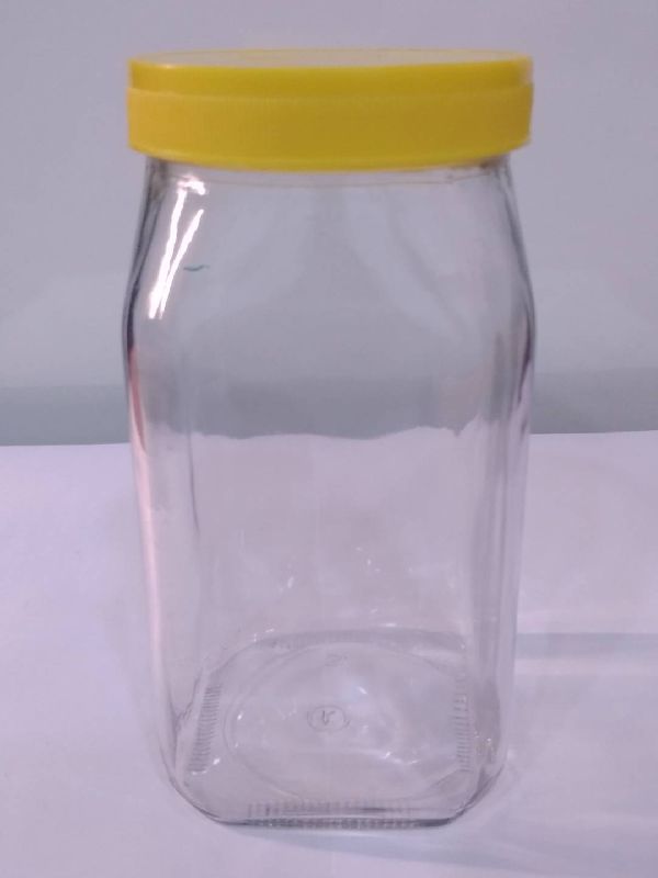 1000gm Honey Square Glass Jar