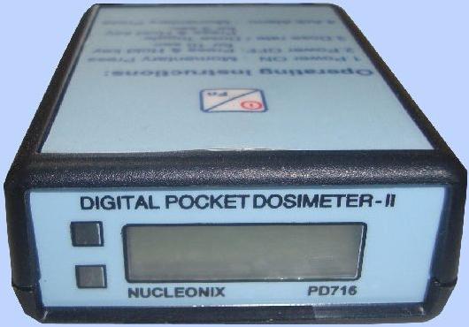 Digital pocket dosimeter
