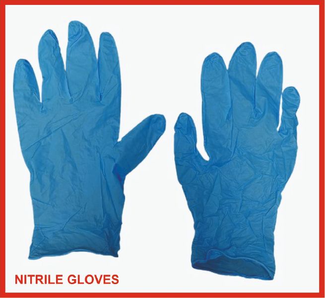 Nitrile Hand Gloves, for Beauty Salon, Cleaning, Examination, Food Service, Light Industry, Gender : Both