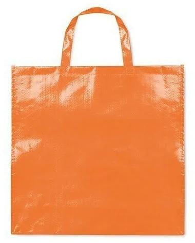  Plain PP Woven Shopping Bags, Handle Type : Plastic